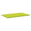 vidaXL Garden Bench Cushion Bright Green 70.9"x(19.7"+19.7")x2.8" Oxford Fabric - 4 of 4