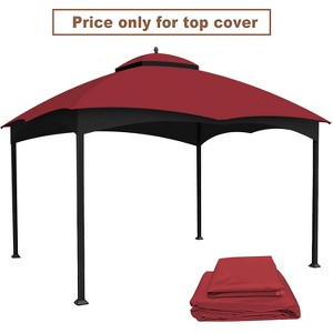Sevobal Patio Umbrellas Patio Replacement Canopy Top For Backyard, Garden, Lawn, Heavy Duty Gazebo Roof Gazebo Top , Red, 150"*128.15"*33" - 1 of 4