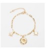 Hollywood Sensation Gold Icon Charm Bracelet for Women 6.5 Inches - 3 of 4
