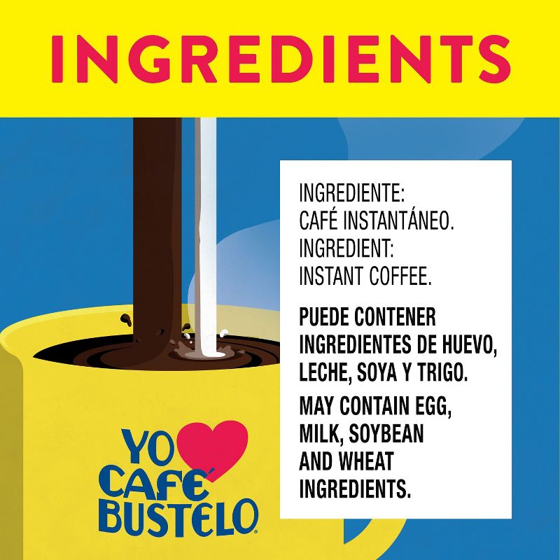 Cafe Bustelo Espresso Roast Dark Roast Instant Coffee - 6ct, 3 of 7