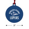 University of Nebraska at Kearney Lopers Logo Aluminum Holiday Christmas Tree Ornament - 3 of 4