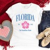 The Juniper Shop Florida The Sunshine State Youth Short Sleeve Tee - S - White - 4 of 4