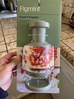 Brentwood Food Chopper and Vegetable Dicer with 6.75 Cup Storage Container  in Green