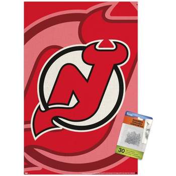 Trends International Nhl New Jersey Devils - Maximalist Logo 23 Unframed  Wall Poster Prints : Target