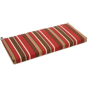 Blazing Needles, 45-inch by 19-inch Outdoor Spun Polyester Loveseat Cushion - 1 of 2
