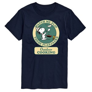 Men's - Peanuts - Outdoor Cooking Badge Short Sleeve Graphic T-Shirt - 1 of 4