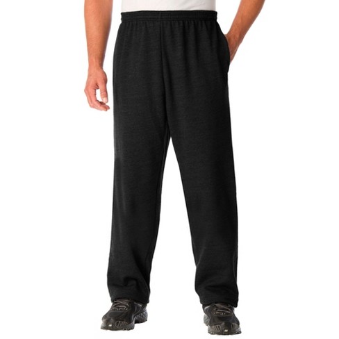 Kingsize Men's Big & Tall Fleece Open-bottom Sweatpants - Big - 9xl ...