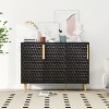 Bella Depot 47.64''W 3 Door Storage Cabinet Buffeet Sideboard with Adjustable Shelves - 2 of 4