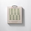 Babyletto Muslin All-Stages Bassinet Sheet, GOTS Certified Organic Cotton - Moss Stripe - 4 of 4
