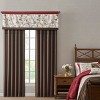 Embroidered Window Valance Red 50x18in - 2 of 4