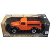 1940 Ford Pickup Truck Orange "Timeless Classics" 1/18 Diecast Model Car by Motormax - 3 of 3