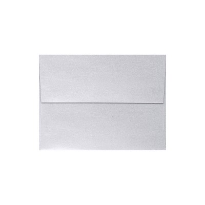 LUX A7 Invitation Envelopes 5 1/4 x 7 1/4 50/Box Silver Metallic 5380-06-50