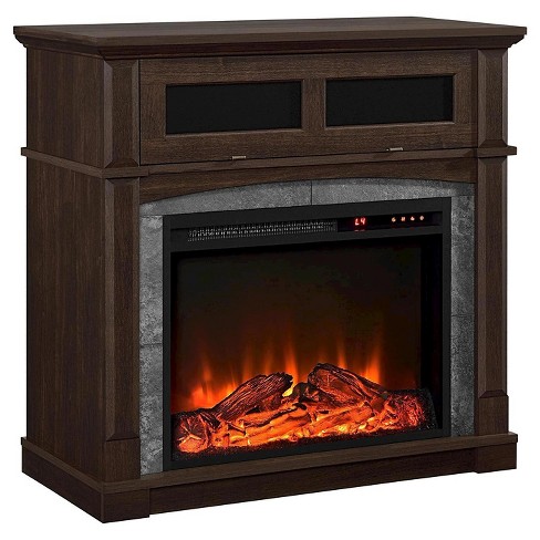 tv stand with fireplace home depot