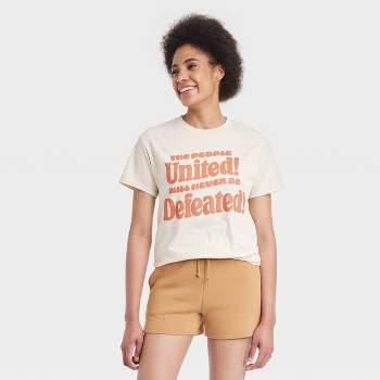 Women's Philadelphia Printworks People United Short Sleeve Graphic T-Shirt - Khaki