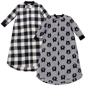 Yoga Sprout Baby Boy Long-Sleeve Fleece Sleeping Bag, Sack, Blanket, Bear, 0-9 Months - 1 of 3