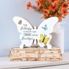 The Lakeside Collection Butterfly Wood Decor Block Sign Hanging Sign Or Butterfly Block Sign - 2 of 4