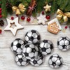 COZONY 24PCS Sports Theme Christmas Ball Ornaments Set, Football Baseball Basketball Soccer Decor for Xmas Tree Holiday Party - 3 of 4