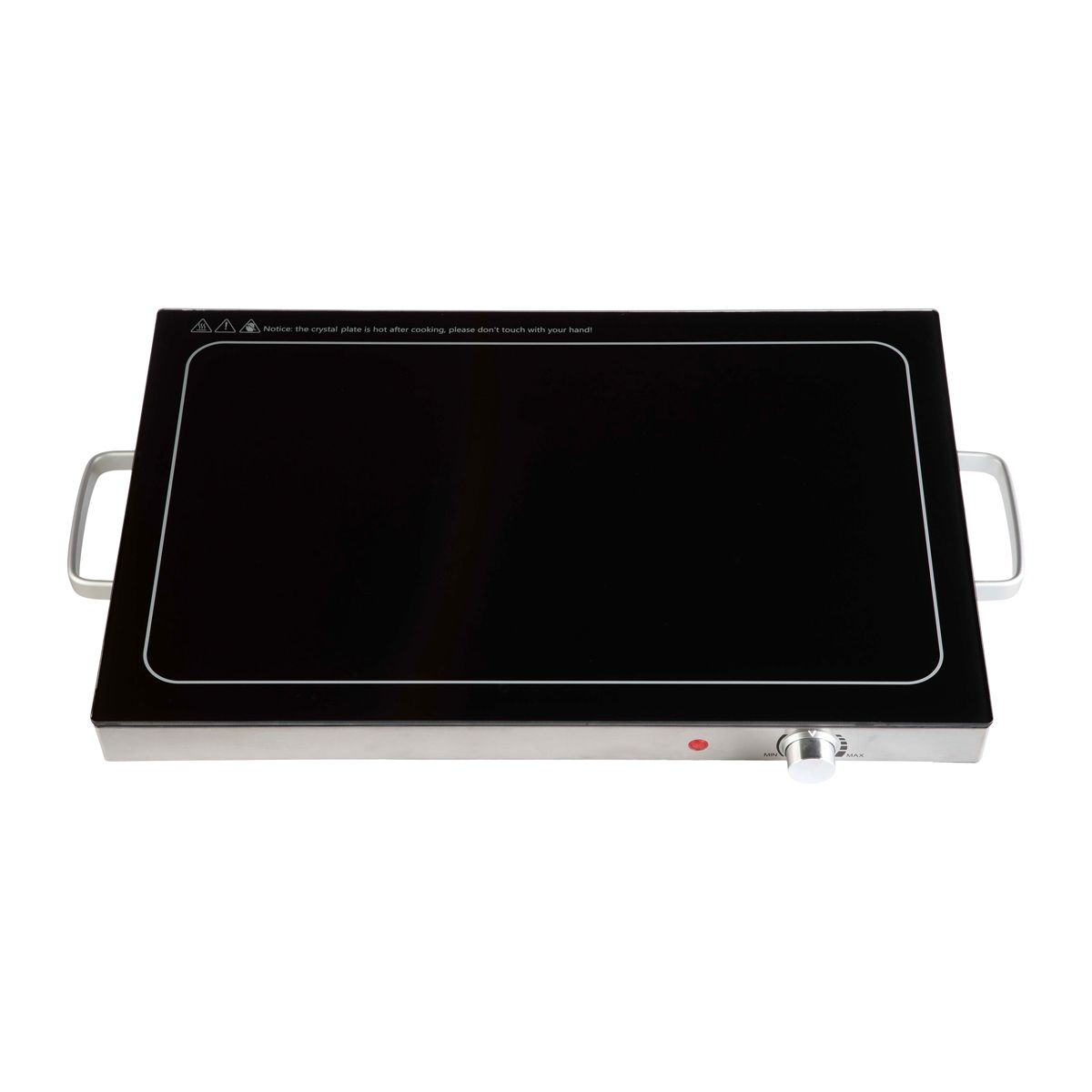 Classic Cuisine Electric Warming Tray - Food Warmer with 3 Temperature Settings, Stainless Steel Construction and Cool-Touch Handles - thumbnail 8