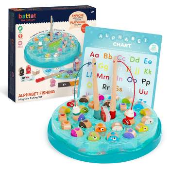 Battat Education Magnetic Alphabet Fishing Set Game