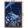 Trends International Snowtap - Octopus Photobomb Framed Wall Poster Prints - 3 of 4