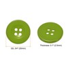 Unique Bargains Resin Craft DIY Round Flat 4-Hole Replacement Sewing Buttons 10 Pcs - 2 of 4