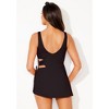 Swimsuits for All Women's Plus Size Asymmetrical Cut Out Swimdress - 3 of 4