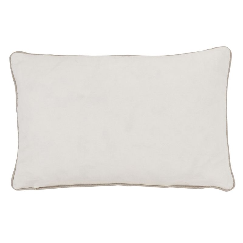 Saro Lifestyle Embroidered Flower  Decorative Pillow Cover, 2 of 4