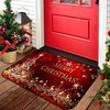 Lomsoe Christmas Tree Holiday Welcome Mat, Non-Slip,Carpet,Home Decoration, Christmas Holiday Decoration. - 3 of 4