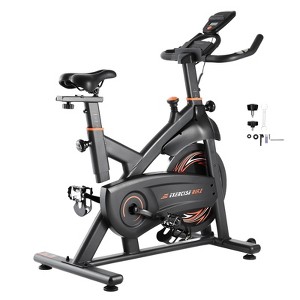 VEVOR Exercise Bike, Adjustable Magnetic Resistance Stationary Bike, Indoor Cycling Bike for Home Cardio, Workout Bike with Silent Belt Drive - 1 of 4