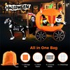 NAYSAYE Inflatable Holiday Decoration Halloween Carriage Pumpkin Witch Ghost for Yard Party Display, As Picture Shows, 122.4"*31.2"*70.8" - 4 of 4