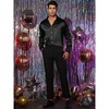 Lars Amadeus Men's Long Sleeves Button Down Prom Party Satin Dress Shirts - 3 of 4