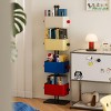 INFURNIC Decorative Bookshelf Children's Creative Corner Shelf Multi-Functional Placement Rack for Living Room, Multicolored, 9.84"*13.78"*52.36" - 2 of 4