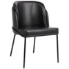 Meridian Furniture Jagger Black Vegan Leather Dining Chair (Set of 2) - 3 of 4