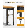 60 Inch Work Bench 2200 LBS Capacity  Wood Top Garage Workbench Adjust Height Work Table with Power Outlets & Sturdy Steel Frame - 4 of 4