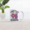 Crazy Dog T-Shirts Donut Fear The Reaper Mug Funny Sarcastic Graphic Novelty Coffee Cup-11oz - 2 of 4