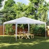 vidaXL Party Tent White Polyethylene 13x13 feet Water-resistant - 2 of 4