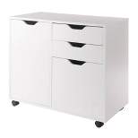 Halifax 2 Sections Mobile Filing Cabinet - Winsome