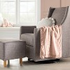 Faux Fur with Channel Craving Baby Blanket - Cloud Island™ - Pink - 2 of 4