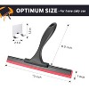 SetSail Shower Squeegee for Glass Doors Stainless Steel Squeegee - 2 of 3