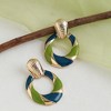 SOHI Women's Multicolour Party Drop Earring - 2 of 4
