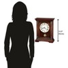 Howard Miller 635133 Langeland Mantel Clock 635133 Hampton Cherry - 3 of 4