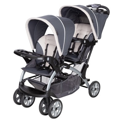 target sit and stand double stroller