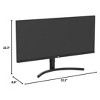 LG 34WN750-B Monitor 34-inch 21:9 WQHD (3440 x 1440) IPS Display, AMD FreeSync, Dual Controller, OnScreen Control, 3-Side Borderless Design, Black - 4 of 4