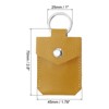 Unique Bargains Portable Genuine Leather Key Fob 4 Pcs - 2 of 4