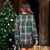 Women's Festive Plaid Button-Down Shirt - Cupshe - 4 of 4