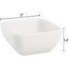 Aoibox 12 Pack Ceramic Dip Bowls Set - Condiment Server Dishes Mini Bowls for Sauce, Vinegar, Ketchup, BBQ and Party Dinner - 2 of 4