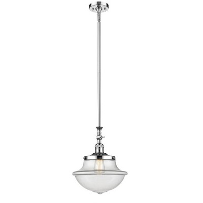 Oxford - 1 Light Mini Pendant In Traditional Style-15 Inches Tall and 11.75 Inches Wide