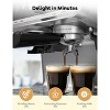 Espresso Machine with Built-in Grinder and Steamer Wand, Coffee Maker for Cappuccino and Latte, 2.8L Water Tank - 3 of 4