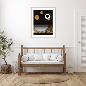 Amanti Art Spacey II by Regina Morre Wood Framed Wall Art Print - 1 of 4