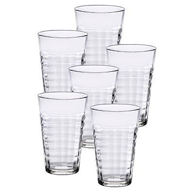 Duralex Prisme Clear Tumbler, Made in France, Set of 6